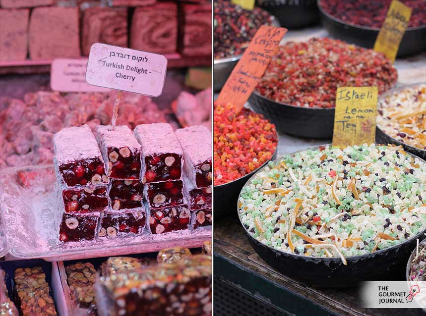 Los dulces y las especias conquistan el mercado de Mahane Yehuda